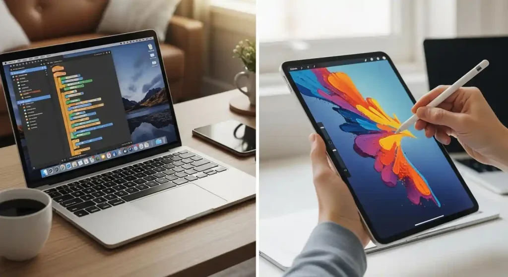 Laptop or iPad